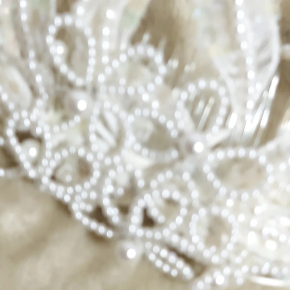 Vintage Jon Bradley‎ Couture Collection Freshwater Pearl Tiara Bridal Headpiece - Picture 10 of 16
